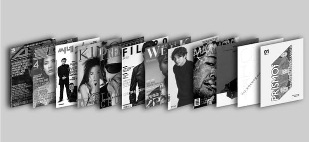  <FILO>가 텀블벅 페이지에서 소개한 한국의 영화잡지들. 