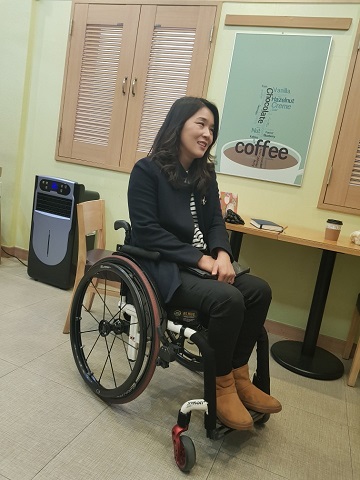 지난 9일, 충남 홍성군 장애인종합복지관에서 김기철 장애인 활동가를 만났다. 