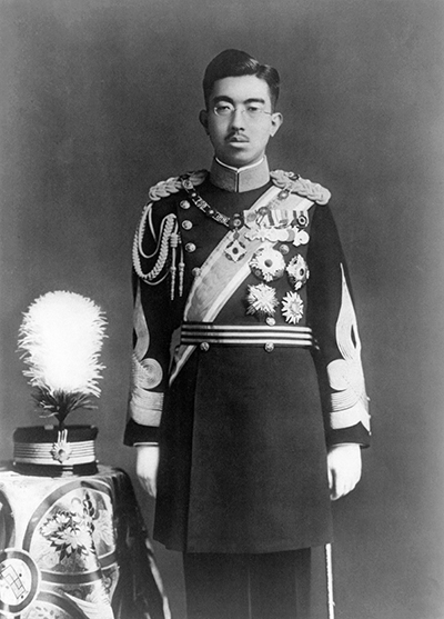  34세 때인 1935년의 히로히토 일왕. 