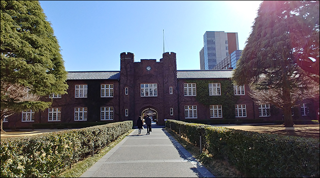 144년 역사를 자랑하는 도쿄 릿쿄대학 본관 