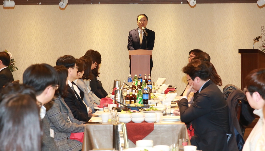 20일 서울 영등포구에서 열린 금융감독원 기자간담회 자리에서 최흥식 금감원장이 발언하고 있다. 