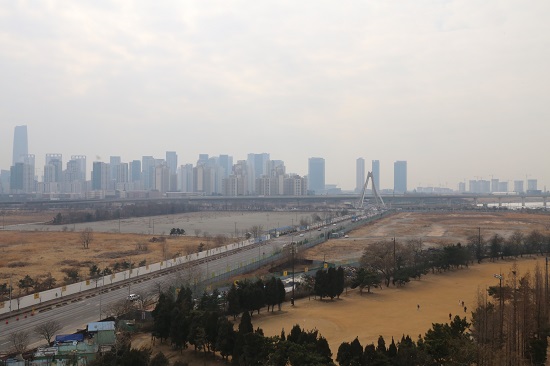 송도테마파크 부영그룹 송도테마파크 예정부지와 도시개발사업 예정부지 일부 전경.