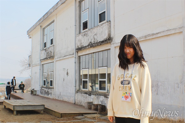 올해 꿈틀리인생학교 3기 신입생이 된 김화현 학생. 