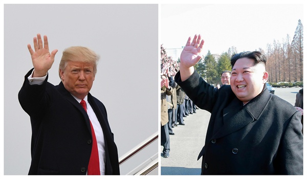 도널드 트럼프 미국 대통령과 김정은 북한 노동당 위원장 