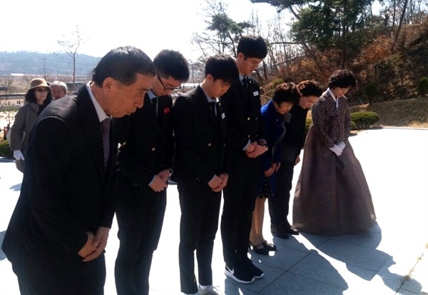 14일 전북 남원시 금지면 옹정리에 있는 김주열열사 추모공원에서 “김주열 열사 제58주기 추모제향”이 열렸다.