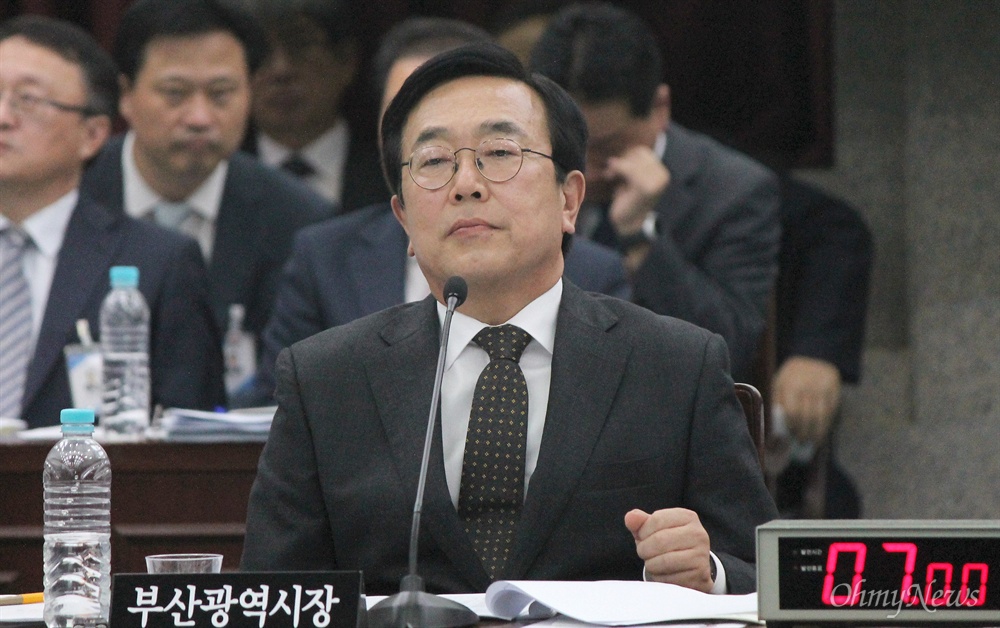  6.13 지방선거 자유한국당 후보로 공천이 확정된 서병수 부산시장 