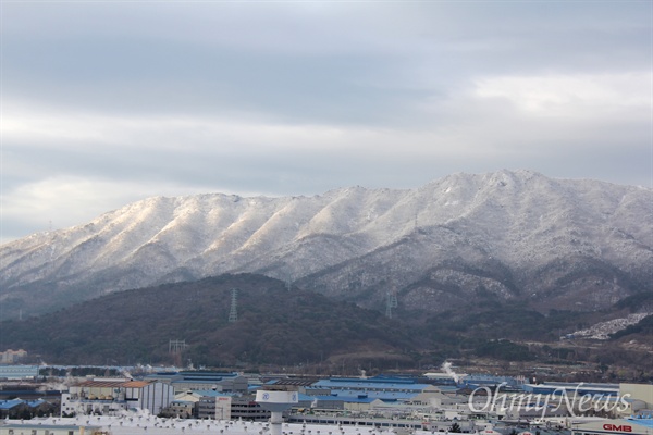 22일 창원 장복산.