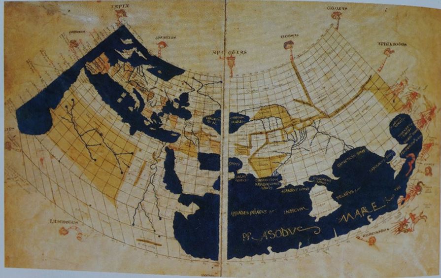 15세기 초 최초의 프톨레미 지도