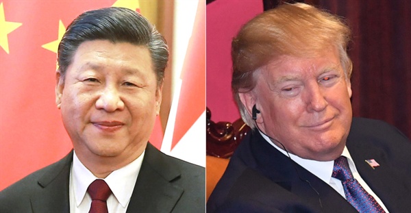 시진핑 중국 국가주석과 트럼프 미국 대통령(자료사진). 