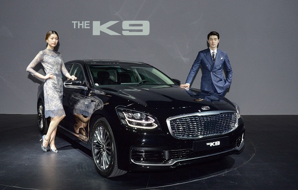 3일 기아차는 서울 강남구의 그랜드 인터컨티넨탈 호텔에서 2세대 신형 더 K9의 출시행사를 열었다.
