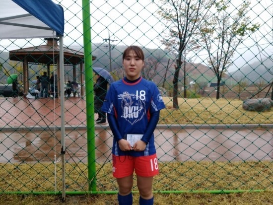  단국대학교 여자축구부 주장 이지인