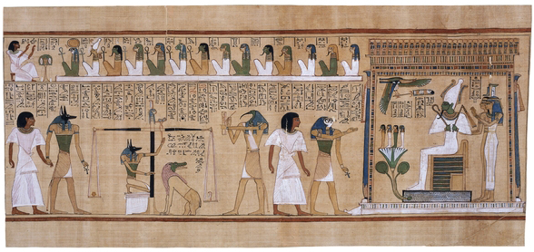 이집트 파피루스 그림, Source: Khan Academy