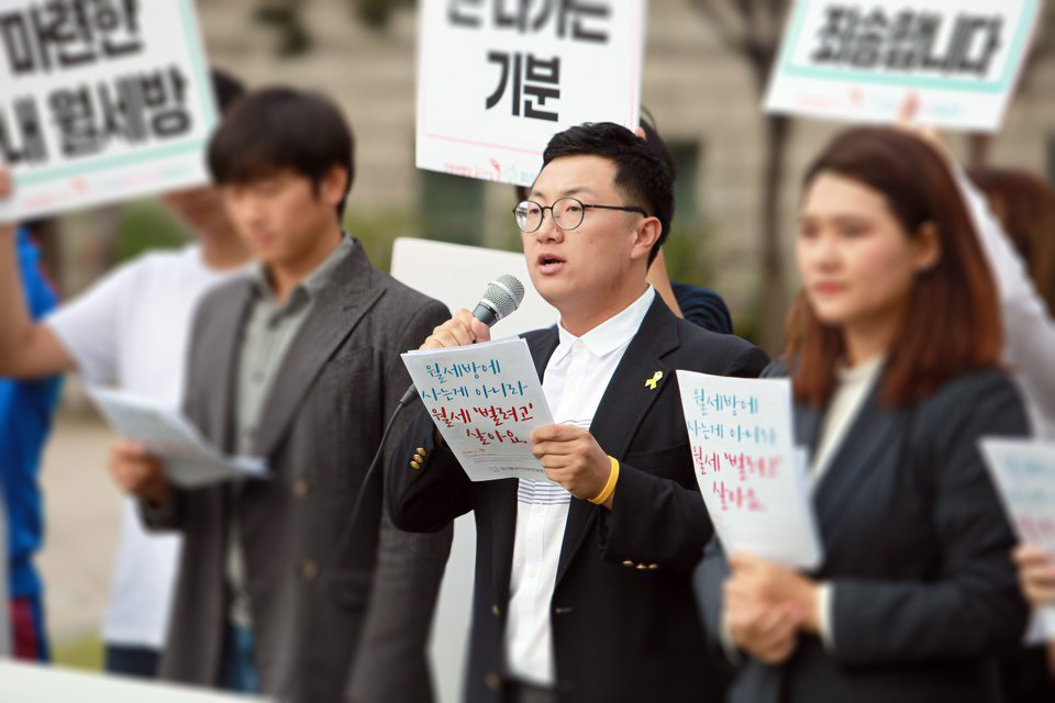 청년정치를 내세우며 안산시의원 선거 가선거구에 출마한 민중당 박범수 후보