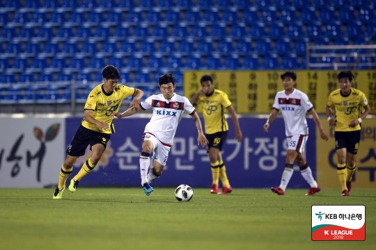  전남과 서울 경기 모습
