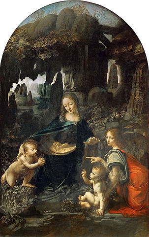 The Virgin of the Rocks, 1483 레오나르도 다빈치 Source: Wikimedia Commons