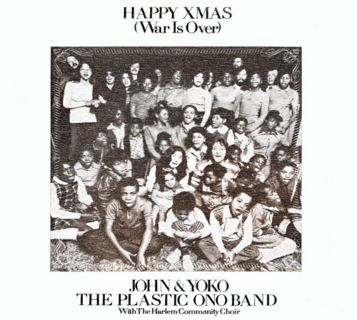  1971년 존 레논과 오노 요코의 'Happy X-Mas' 싱글 커버