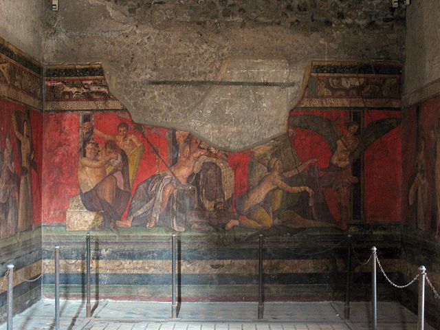 폼페이 벽화 Source: Wikimedia Commons