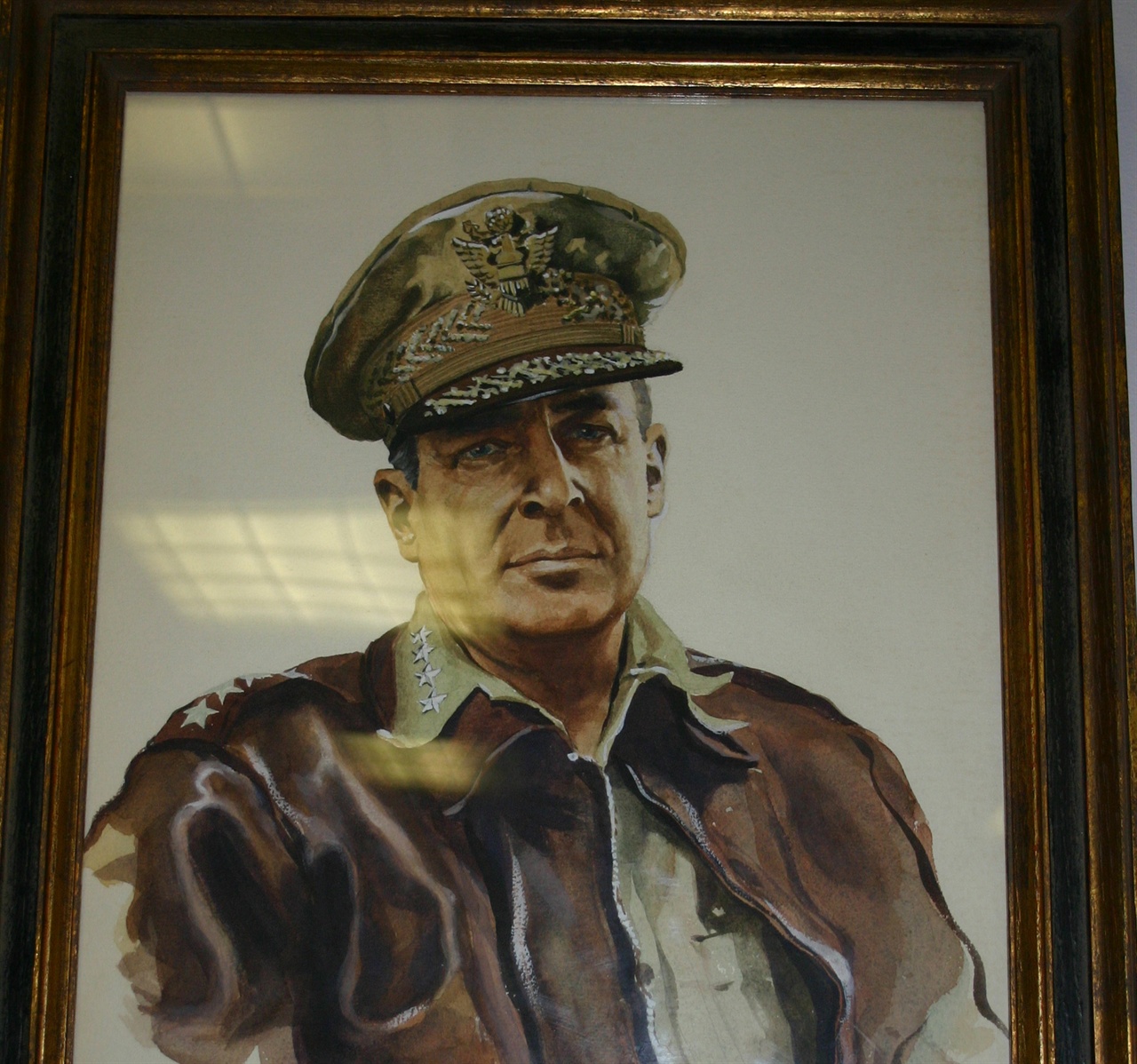 맥아더기념관에 걸려있는 미 극동군사령관 시절의 맥아더장군