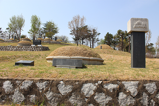 정명준 지사의 묘소