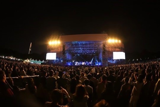  서울 재즈 페스티벌의 헤드라이너 로린 힐(Lauryn Hill)의 무대