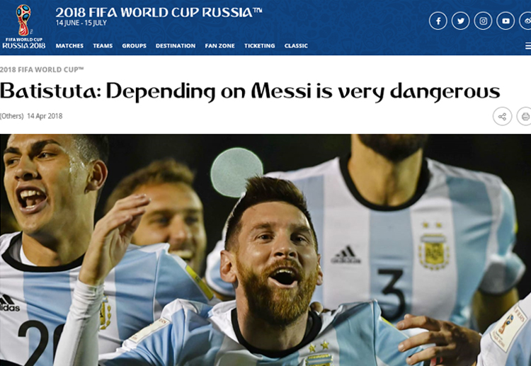 리오넬 메시 아르헨티나의 월드컵 도전은 결국 메시에게 달렸다.