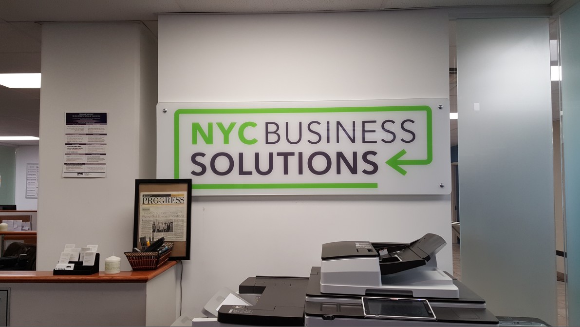 뉴욕시의 소기업 지원업무를 수행하는 NYC Business Solution Center 사무실