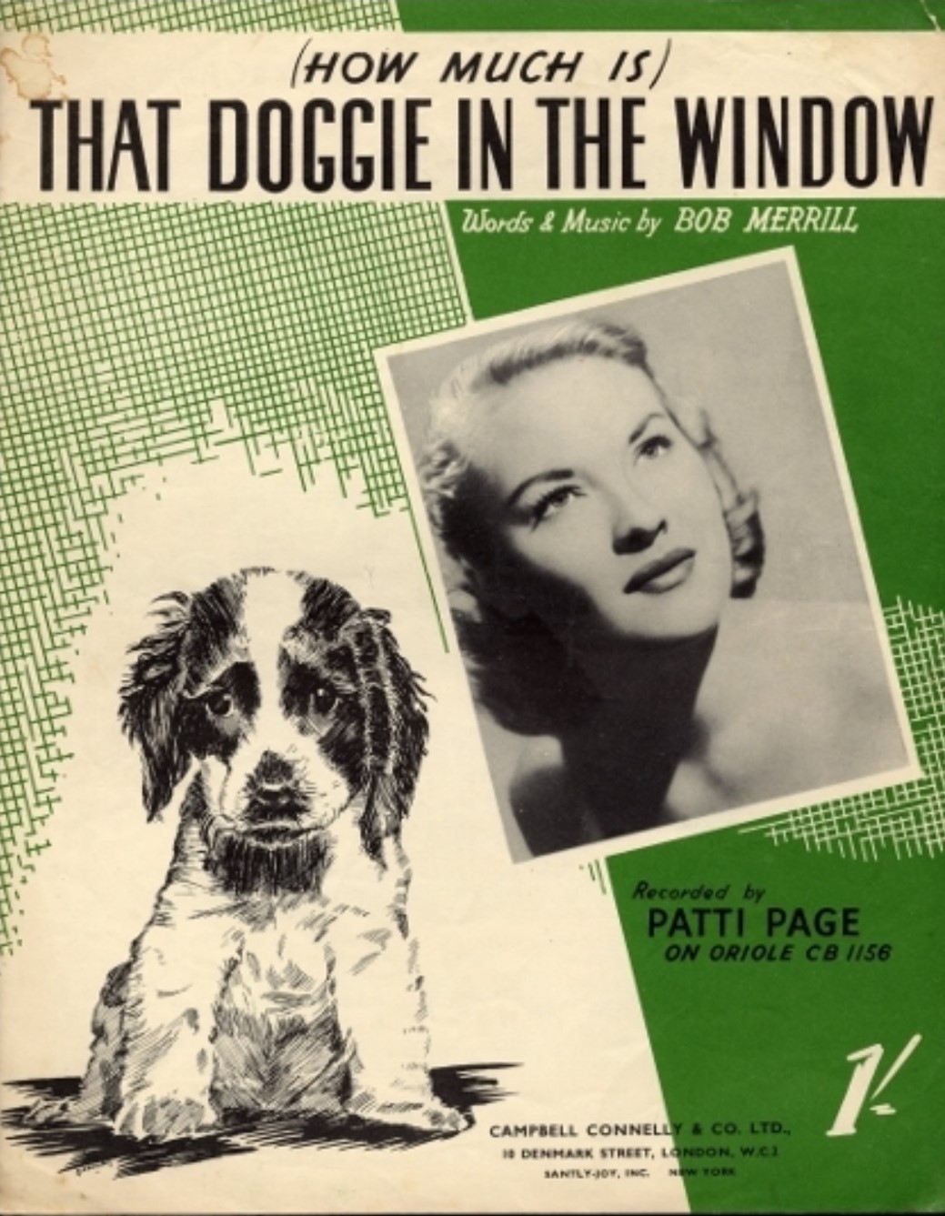  페티 페이지 <(How much is that doggie in the window?> 싱글 커버.