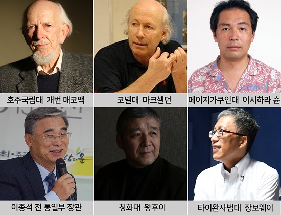 황해문화 100호 발간 특집으로 인하대에서 '황해와 평화, 통일'을 주제로 열리는 국세학술 심포지엄에 참가위해 인천을 방문할 예정인 국제 석학들.