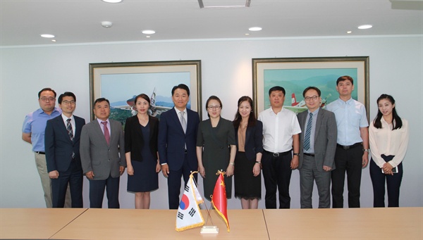 중국 선양시 무역대표단*이 양국 항공산업 현황에 대한 정보 교류와 협력 확대를 위하여 6월 21일 한국항공우주산업진흥협회를 방문하였다.