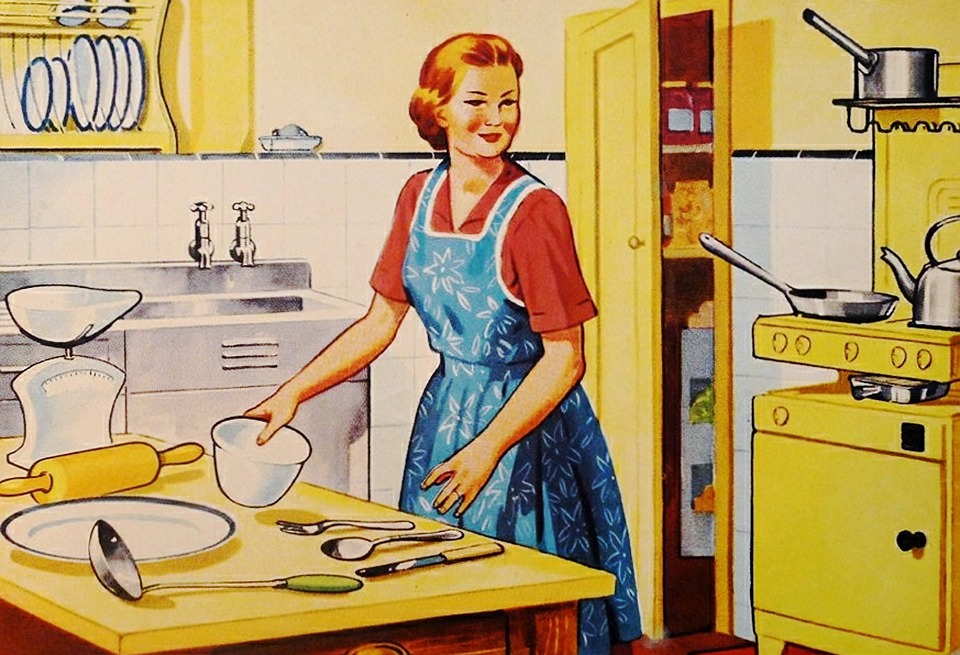 며느리가 시댁에서 요리를 하거나 배우는 상황은 결국 자신이 원해서라기보다는 남편을 위한 것일 수밖에 없다. 