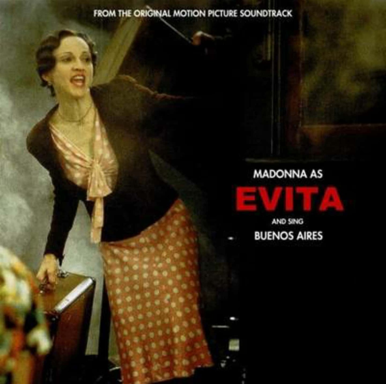 영화 '에비타'에 삽입된 마돈나가 부른 '부에노스 아이레스'의 커버사진이다.