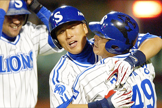  2002년 삼성의 창단 첫 한국시리즈 우승을 만들어냈던 이승엽과 마해영 듀오