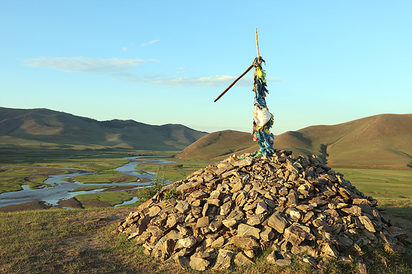 몽골에서 가장 많이 만날 수있는 오보로 우리의 서낭당과 같은 역할을 한다.