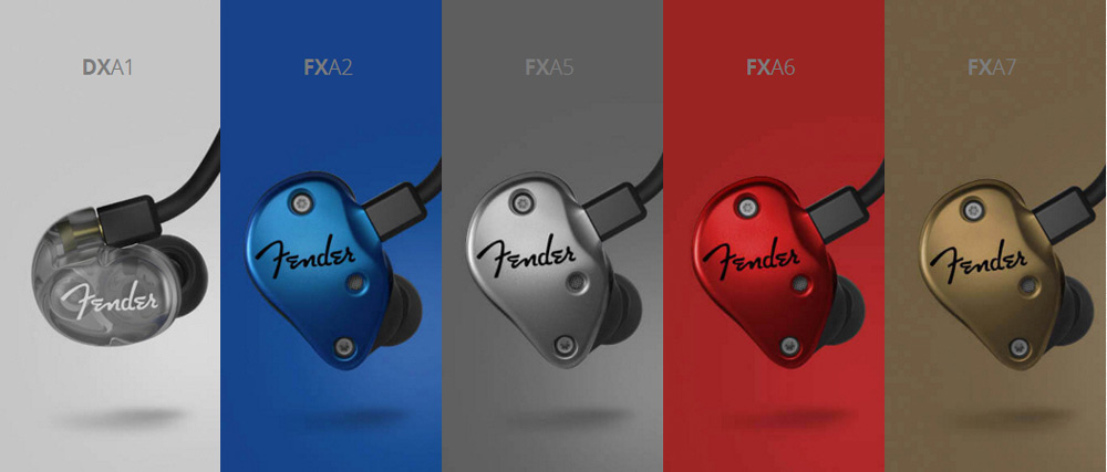  일렉트릭 기타 및 앰프로 유명한 펜더의 인이어 제품들 ( http://intl.fender.com/en-KR/features/in-ear-monitor-series/ )