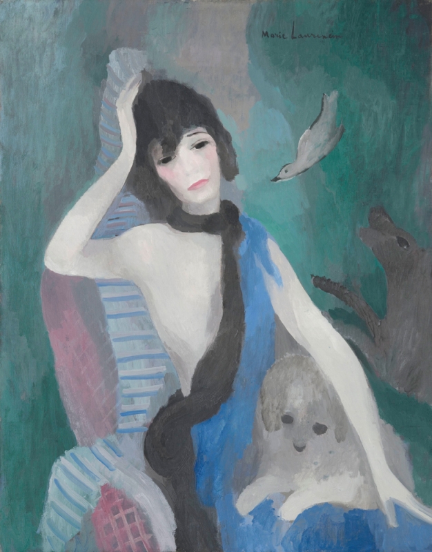 샤넬의 초상화(마리 로랑생, 1923, 오랑주리 미술관)
