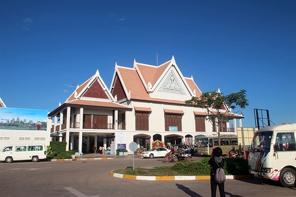 캄보디아 씨엠렛 입장권 매표소가 있는 건물