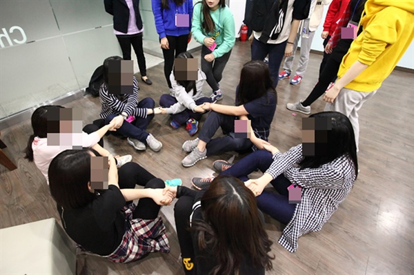 지난 2018년 바롬인성교육을 받고 있는 서울여대 학생들의 모습.