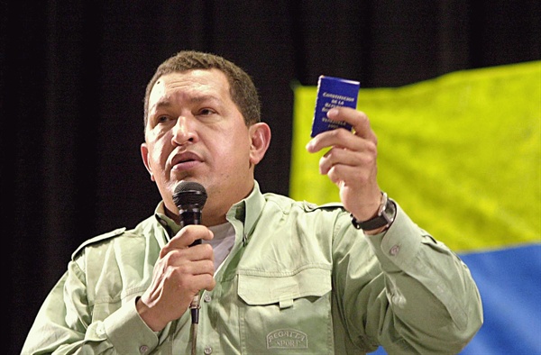 휴고 차베스 전 베네수엘라 대통령. 