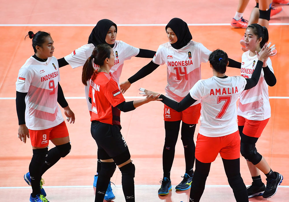  '한국의 8강 상대' 인도네시아 여자배구 AG 대표팀