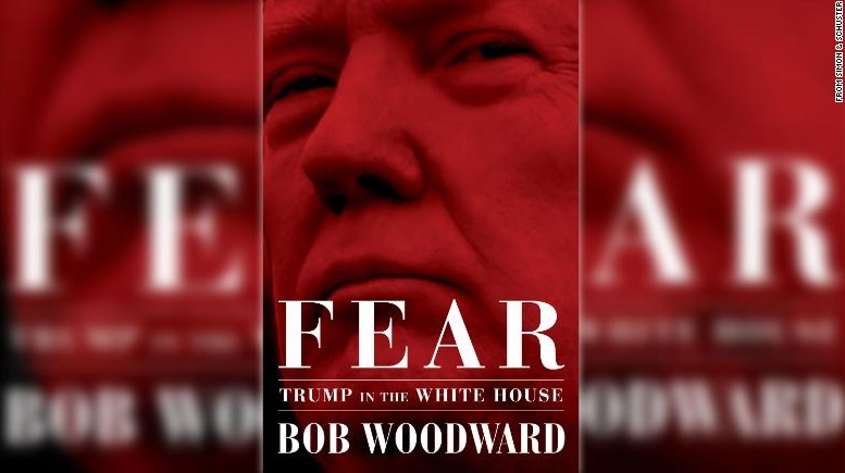 공포:백악관의 트럼프(Fear:Trump in the White House) 표지 갈무리.