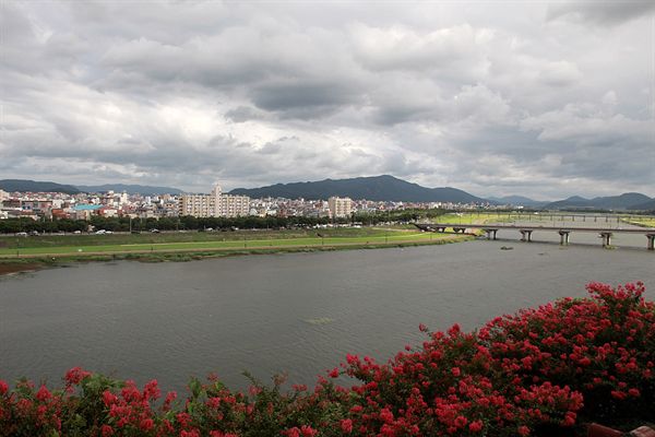  경주 금장대에서 바라다 본 경주시가지 모습