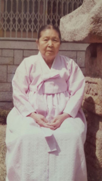 곽영선 지사, 70대 후반 모습.