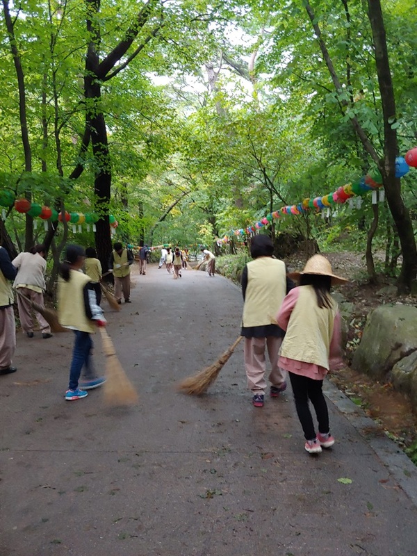 용문사 울력