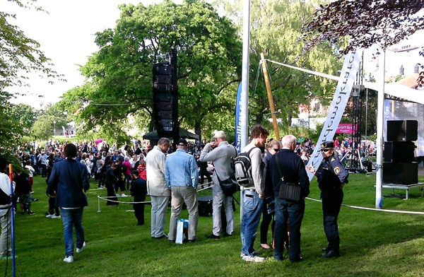 스웨덴에서는 1년에 한 번 알메달렌 정치박람회가 열린다. 사진은 2014년 현장 모습. 