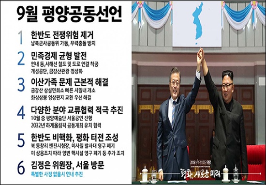 임을출 경남대 교수 발표 자료 가운데 '9월 평양공동선언'