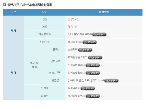  국민 체력 테스트 