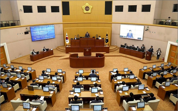대전시의회 회의 장면(자료사진)