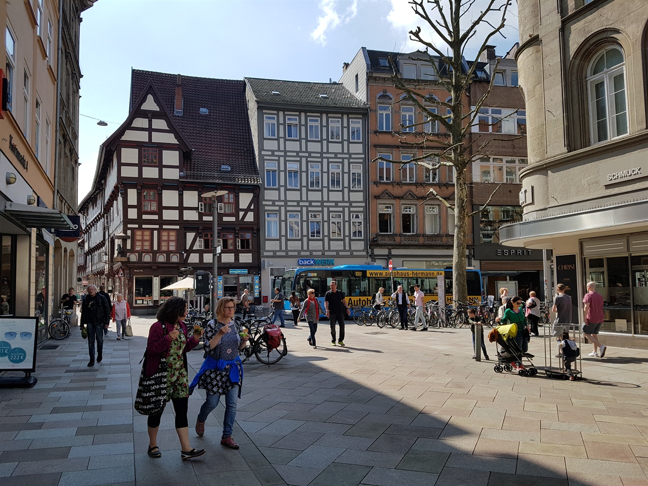 대학도시로 유명한 독일 괴팅겐 거리 풍경.