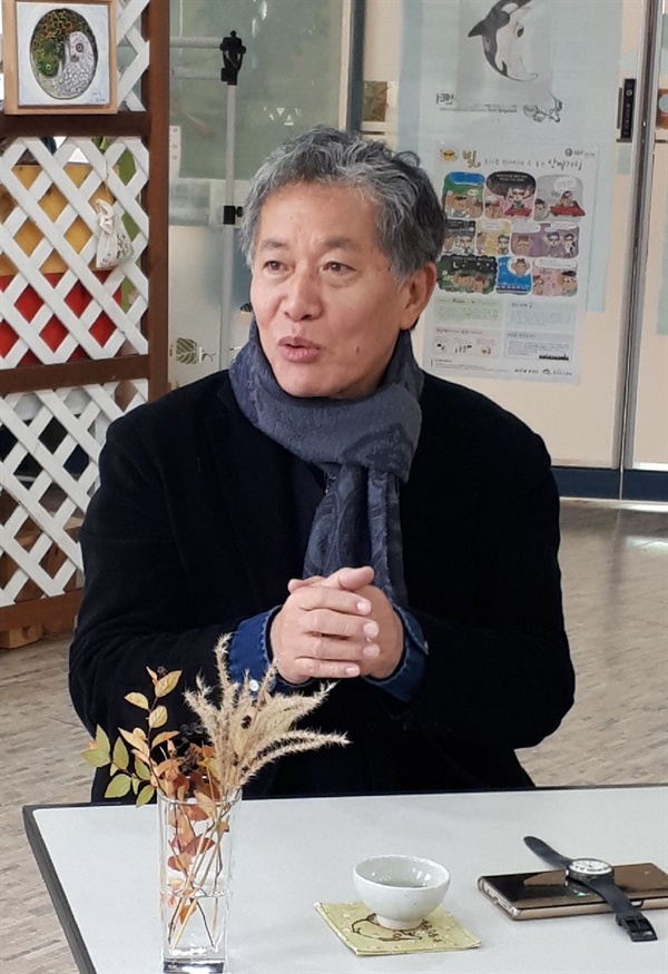 6일 광덕산환경교육센터에서 우치다 타츠루 교수를 인터뷰했다.