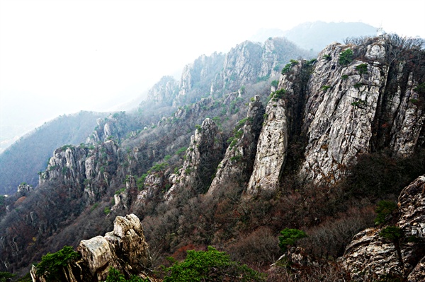  마천대에서 바라본 대둔산 풍경